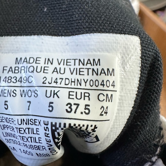 Unicorn Satin High Top Converse Men5/Women7, Galaxy Unicorn Converse - Picture 7 of 7